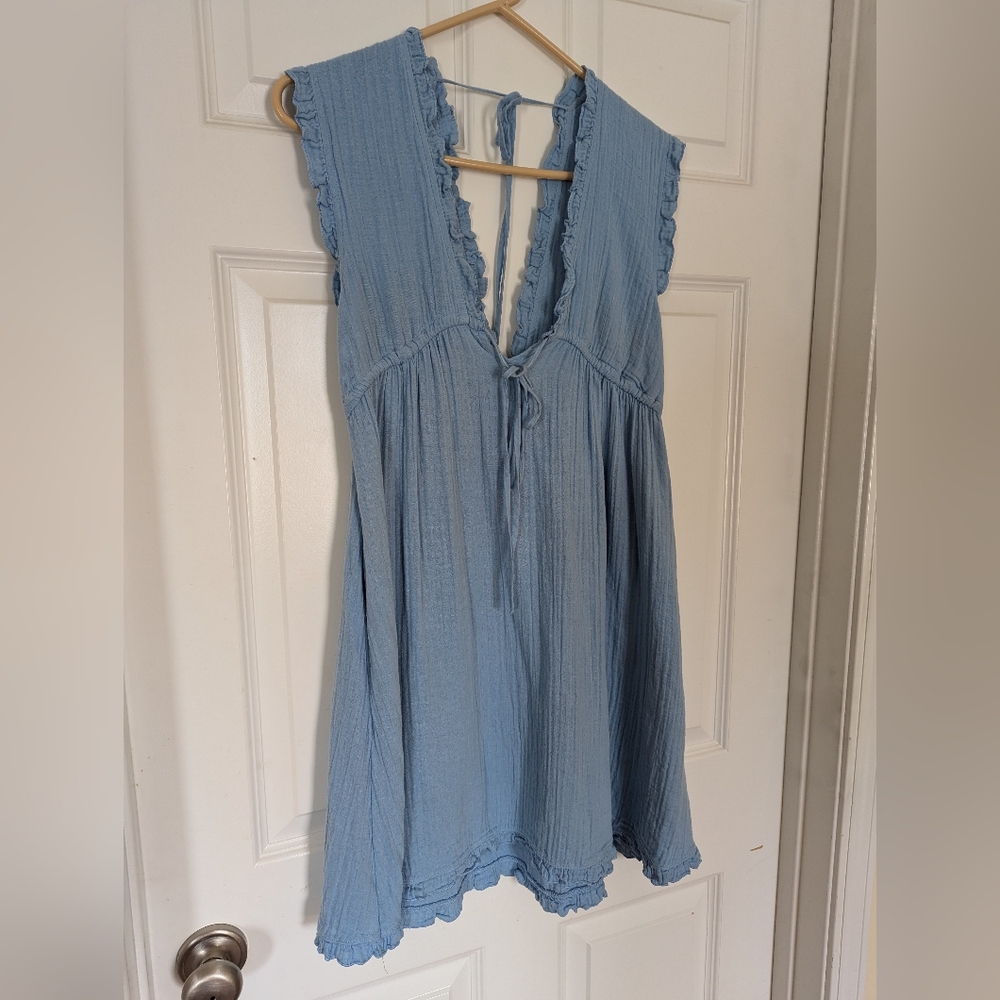 STARKx cotton blue dress